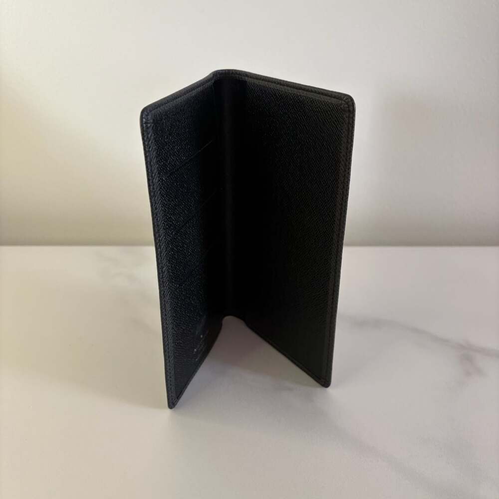 Louis Vuitton Taiga Leather Long Wallet Ardoise Black - Picture 7 of 9